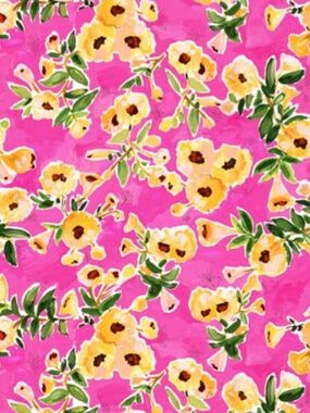 Pink Camilla’s Flores - Vive Mexico- Dear Stella FQ - cotton